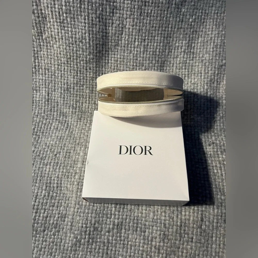Dior Circular Mesh Butterfly Cosmetic Bag